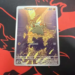 Pokemon TCG Phanpy Card Surging Sparks 205/191 Near Mint Condition - Image 1
