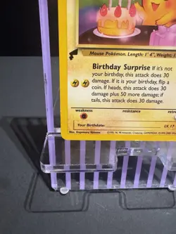 Pokemon TCG Birthday Pikachu 24 World Collection Black Star Promo Pokemon Card! - Image 3