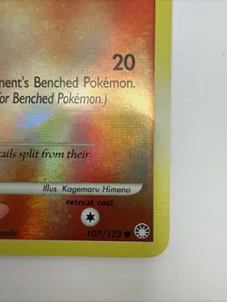 Vulpix 107/123 Mysterious Treasures Reverse Holo Common Pokemon Card - Image 5