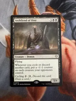 x1 Archfiend of Ifnir R MTG Commander: Lorwyn Eclipsed M/NM, English - Image 1