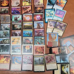 Red White Blue ***DRAKES DRAGONS*** Tribal Custom COMMANDER MAGIC DECK MTG Fun - Image 2