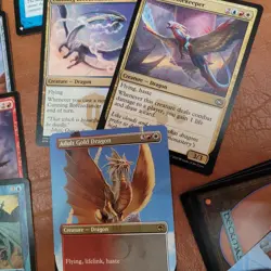 Red White Blue ***DRAKES DRAGONS*** Tribal Custom COMMANDER MAGIC DECK MTG Fun - Image 5