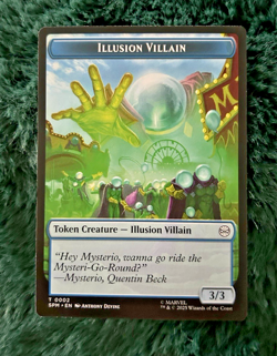 Spider Token Creature Illusion Villain Spider-Man 0003 0002 Magic The Gathering - Image 2