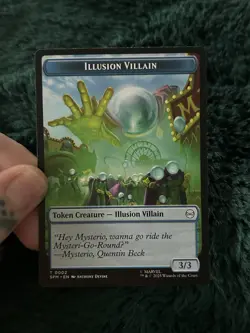 Spider Token Creature Illusion Villain Spider-Man 0003 0002 Magic The Gathering - Image 3