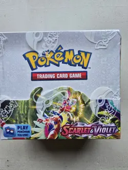 Pokemon TCG Scarlet and Violet Base Set Booster Box 36 Packs, New Sealed - Image 1
