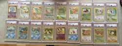 Pokemon Southern Islands Complete Set PSA 8-10 ENG Mew PSA8 + Postkarten - Image 1