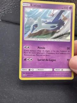Carte Pokemon HOLO Latios 41/73 SL3.5 Soleil & Lune Legendes Brillantes FR - Image 3