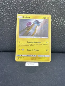 Carte Pokemon HOLO Raikou 32/73 SL3.5 Soleil & Lune Legendes Brillantes FR - Image 1