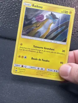 Carte Pokemon HOLO Raikou 32/73 SL3.5 Soleil & Lune Legendes Brillantes FR - Image 2