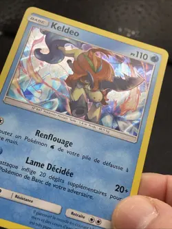Carte Pokemon KELDEO 26/73 HOLO SL3.5 Soleil et Lune 3,5 FR - Image 2