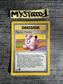 Carte Pokemon Peluche Melofee 70/102 Rare Edition 1 Set De Base Wizards FR OCCAS - Image 1