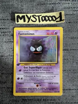 Carte Pokemon Fantominus 50/102 Edition 1 Set De Base Wizards Francais OCCASION - Image 1