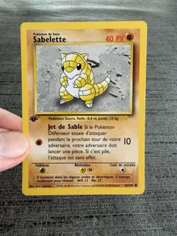 Carte Pokemon Sablette 62/102 Edition 1 Set De Base Wizards Francais OCCASION - Image 5