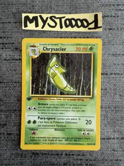 Carte Pokemon Chrysacier 54/102 Edition 1 Set De Base Wizards Francais OCCASION - Image 1