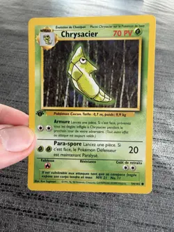 Carte Pokemon Chrysacier 54/102 Edition 1 Set De Base Wizards Francais OCCASION - Image 5