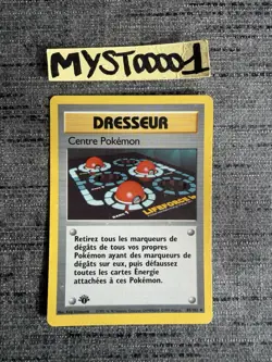 Carte Pokemon Centre Pokemon 85/102 Edition 1 Set De Base Wizards Francais OCCAS - Image 1