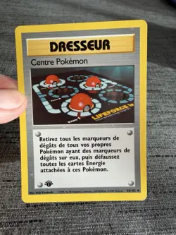 Carte Pokemon Centre Pokemon 85/102 Edition 1 Set De Base Wizards Francais OCCAS - Image 5