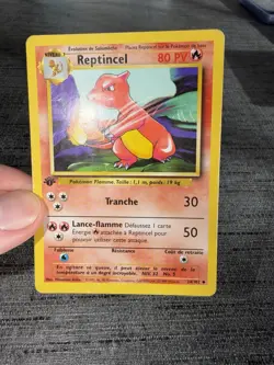 Carte Pokemon Reptincel 24/102 Edition 1 Set De Base Wizards Francais OCCASION - Image 3
