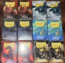 Dragon Shield Card Sleeves Bundle 60 Japanese Matte 12 Packs Yu-Gi-Oh - Image 1