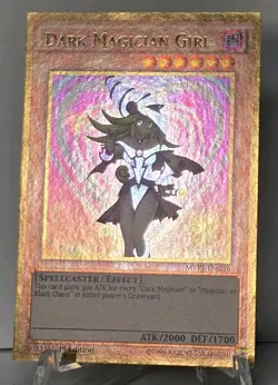 Dark Magician Girl MVP1-ENG56 1st Edition Ultra Gold Rare Yugioh TCG NM/M - Image 1