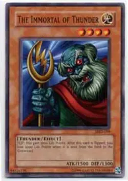1x (NM) The Immortal of Thunder - MRD-099 - Common - 1st Edition YuGiOh - Image 1