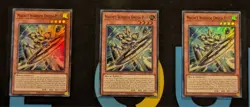 MZMU-EN054 Magnet Warrior Omega Plus x3 Super Rare 1st Edition YuGiOh Playset - Image 1