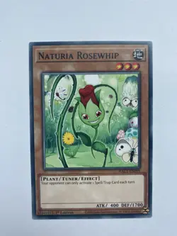 Naturia Rosewhip HAC1-EN099 Common Near Mint 1st Edition Yugioh Card - Image 1
