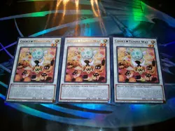 3x Cooky Yummy Way 1st Edition Rare JUSH-EN020 Yu-Gi-Oh! - Image 1