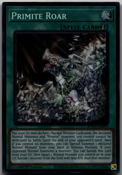 Primite Roar Super Rare Rage of the Abyss ROTA-EN059 LP - Image 1