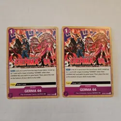 2X One Piece GERMA 66 (OP06-078/239) OP06 Wings of the Captain NM TCG CCG - Image 1