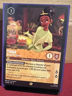 Tiana - Restaurant Owner 16/204 Azurite Sea Regular Legendary NM Disney Lorcana - Image 1