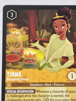 Disney Lorcana- Tiana - Restaurant Owner 16/204 Azurite Sea Non-Foil - Image 2