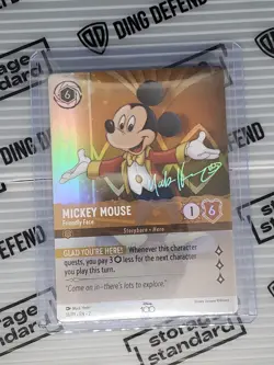 Mickey Mouse Friendly Face 18/P1 Disney Lorcana D100 Enchanted Foil Promo - Image 1