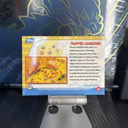 Pokemon 1999 Topps Movie Card #51 “Trapped Charizard” Foil - Image 2
