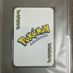 1999 BICYCLE POKEMON MINI PLAYING CARDS RED DECK JOKER RED-JOKER PSA10 POP 1 - Image 2