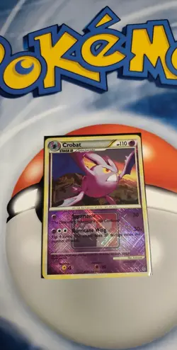 Crobat League Stamped Promo Card 2010 14/95 very clean Crosshatch holographic - Image 2