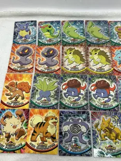 Topps Pokemon Tv Animation Cards Lot Of 32-1999 2000-Some Duplicates- Used - Image 2