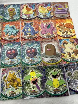 Topps Pokemon Tv Animation Cards Lot Of 32-1999 2000-Some Duplicates- Used - Image 3