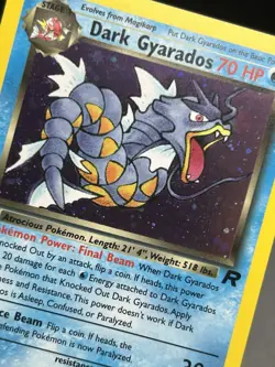 DARK GYARADOS Pokemon Card - WOTC - 1st Edition - Team Rocket - 8/82 HOLO NM (B) - Image 5