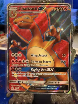 Pokemon 2017 Charizard GX SM60 Full Art Promo Card LP - Image 1