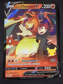 Lance's Charizard V SWSH133 SWSH: Sword & Shield Promo Cards Holo - Image 1