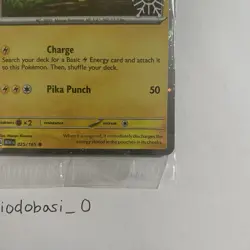 Pikachu 025/165 S&V 151 Reverse Holo Snow Flake Stamped SEALED Pokemon Card - Image 4