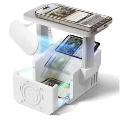 OSTENBIG Trading Card Scanner Stand LED Light Magnetic Slot Magic: The Gathering - Image 1