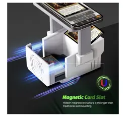 OSTENBIG Trading Card Scanner Stand LED Light Magnetic Slot Magic: The Gathering - Image 3