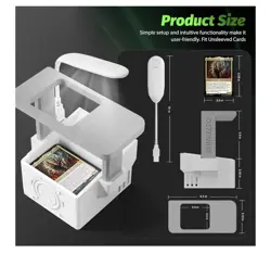 OSTENBIG Trading Card Scanner Stand LED Light Magnetic Slot Magic: The Gathering - Image 5