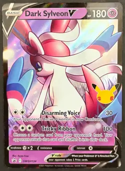 Dark Sylveon V SWSH134 SWSH: Sword & Shield Promo Cards Holo - Image 1