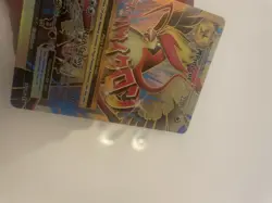 Mega M Pidgeot EX 105/108 Evolutions Secret Rare Full Art Gold Pokemon Card - Image 4