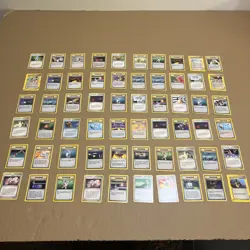 Pokemon Trainer Cards Lot - 60 Card Base Set Assortment - English - Image 1