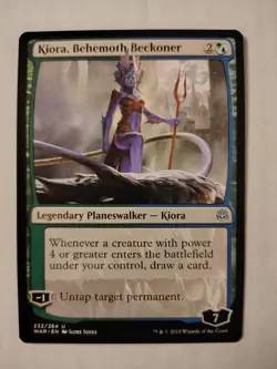 Kiora, Behemoth Beckoner (232/264) – War of the Spark – MTG Magic the Gathering - Image 1