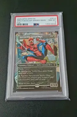 2025 Magic the Gathering Spectacular Spider-Man #14 PSA 8 - Image 1